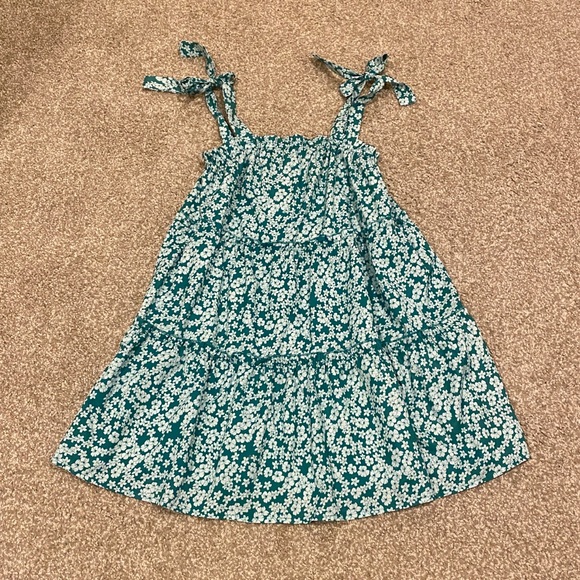 Floral Shoulder Tie Dress - Picture 1 of 16
